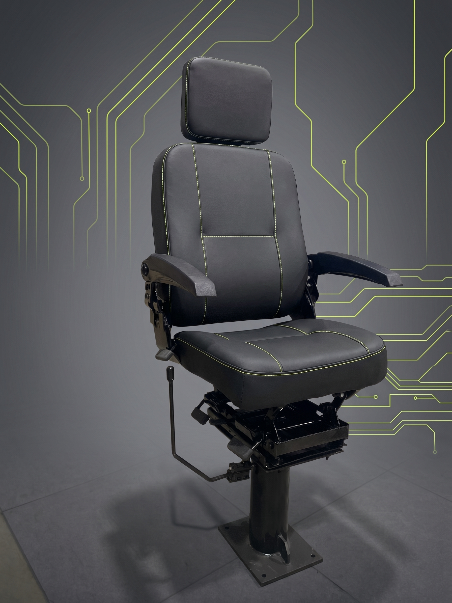 Ironthrone multi-purpose operator seat — one platform for railway cabins and marine vessels