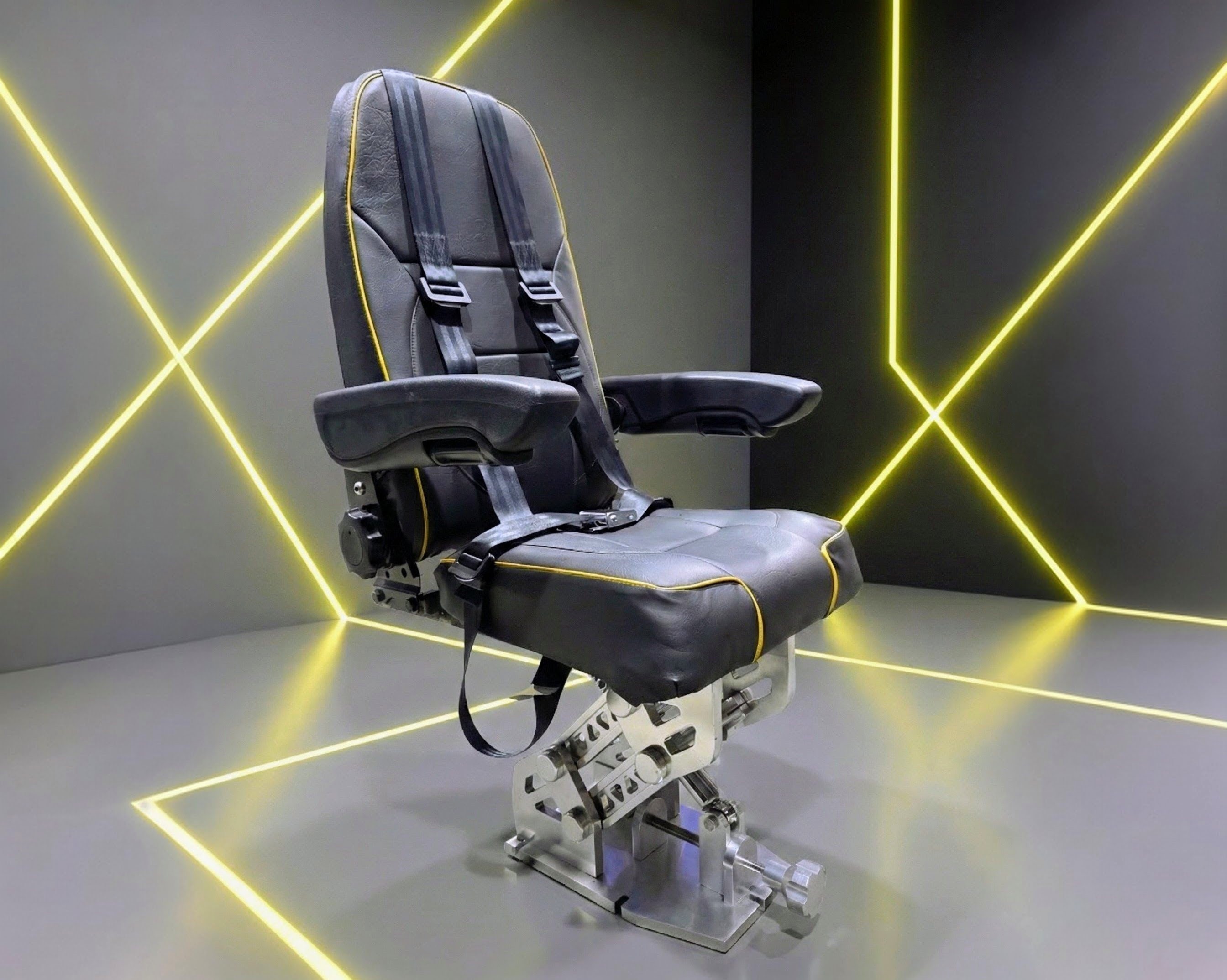 Shock-Mitigator marine suspension seat — prototype 01